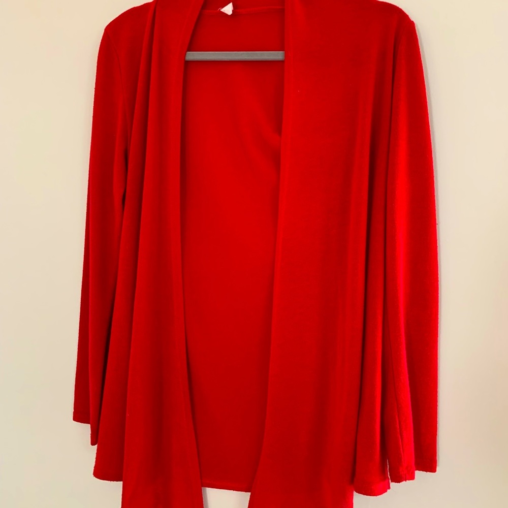 Open front maternity cardigan